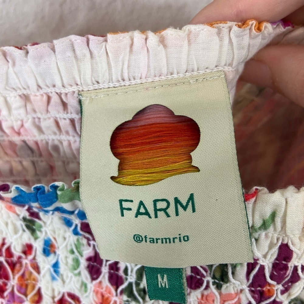 FARM RIO Spring Bananas Miniskirt size Medium - Picture 6 of 6